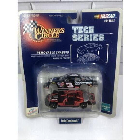 1998 NASCAR Winners Circle Dale Earnhardt #3 Tech Series 1/64 Removable Chassis - Picture 1 of 4